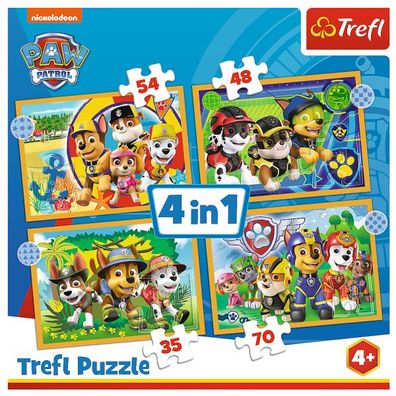 Paw Patrol 4 in 1 Puzzle