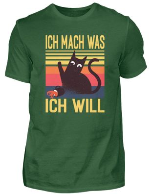 ICH MACH WAS ICH WILL - Herren Basic T-Shirt-7ZM582WU