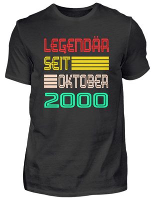 Legendär SEIT Oktober 2000 - Herren Basic T-Shirt-ULUWTMW8