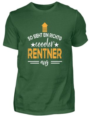 So sieht ein richtig cooler Rentner aus - Herren Basic T-Shirt-GV00SK0E