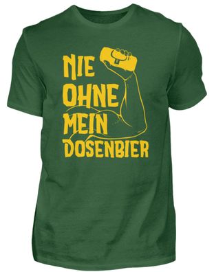 NIE OHNE MEIN Dosenbier - Herren Basic T-Shirt-5AHFCYVE