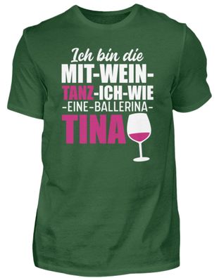 ICH BIN DIE MIT-WEIN-TANZ-ICH-WIE-EINE-B - Herren Basic T-Shirt-PK53CK74