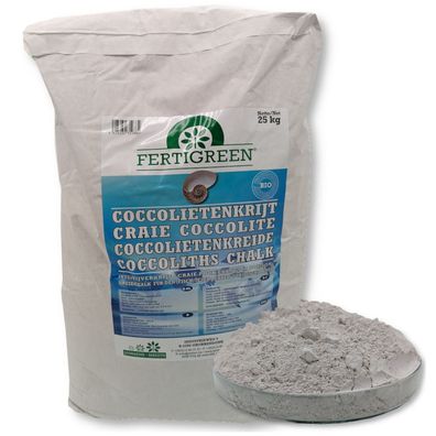 Fertigreen Coccolietenkreide 25 kg Kreidekalk Calciumcarbonat Teichkalk