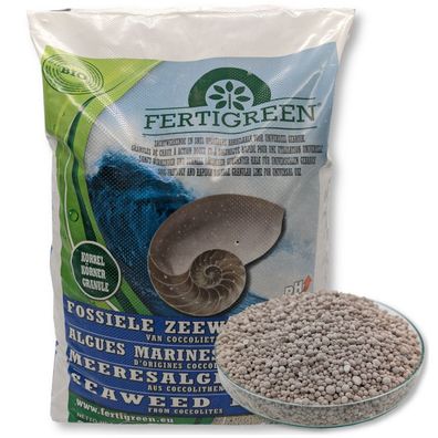 Fertigreen Fossiler Algenkalk 20 kg Gartenkalk Rasenkalk Bodenverbesserer