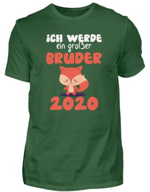 Ich werde ein großer Bruder 2020 Fuchs - Herren Shirt