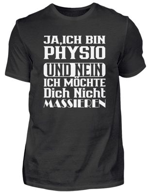 Phisio möchte nicht Massieren - Herren Basic T-Shirt-6BEDDERU