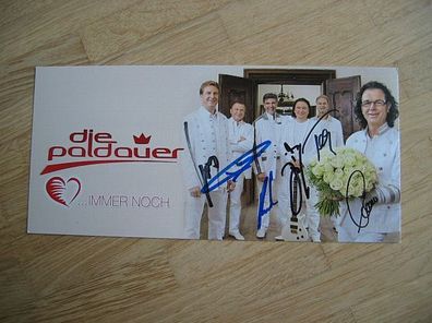 Schlagerstars Die Paldauer - handsignierte Autogramme!!!