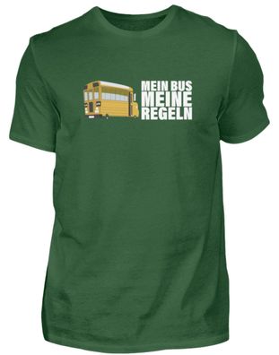 MEIN BUS MEINE REGELN - Herren Basic T-Shirt-52S12SUE