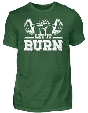 LET IT BURN - Herren Basic T-Shirt-YKLEPK4F