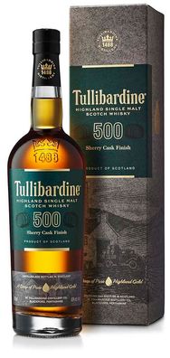 Tullibardine Highland Single Malt Scotch Whisky 500 Sherry Cask Finish 0,7l 43%vol.
