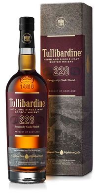 Tullibardine Highland Single Malt Scotch Whisky 228 Burgundy Finish 0,7l 43%vol.