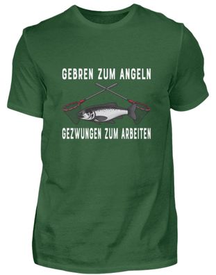 GEBREN ZUM ANGELN - Herren Basic T-Shirt-MFKVV9MU