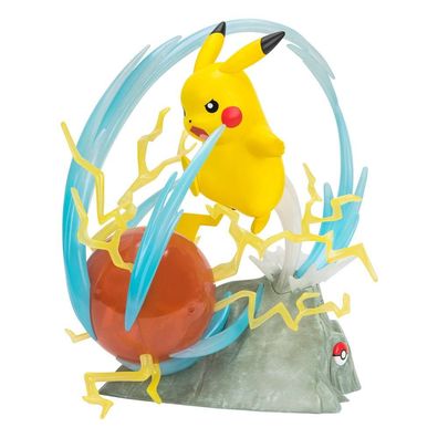 Pokémon - 25. Jubiläum Light FX Deluxe Figur Pikachu (33cm) Sammelfigur Sammler