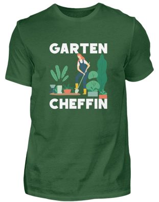 GARTEN Cheffin - Herren Basic T-Shirt-4SWAFDT9