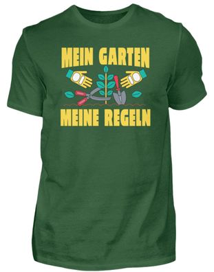 MEIN GARTEN MEINE REGELN - Herren Basic T-Shirt-RRVHD8D2