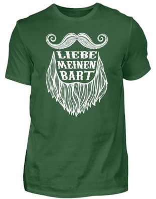 LIEBE MEINEN BART - Herren Basic T-Shirt-1364DJH3
