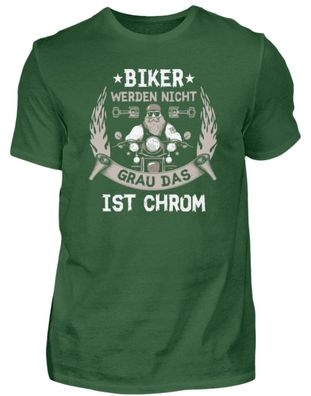 BIKER WERDEN NICHT IST CHROM - Herren Basic T-Shirt-UW9V9RSX