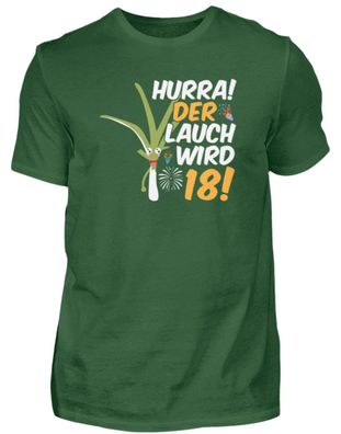 HURAA! DER LAUCH WIRD 18! - Herren Basic T-Shirt-S9WWYEX1