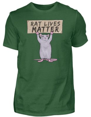 RAT LIVES MATTER - Herren Basic T-Shirt-0RDYOK2T
