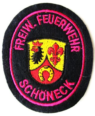 Freiwillige Feuerwehr - Schöneck - Ärmelabzeichen - Abzeichen - Aufnäher - Patch