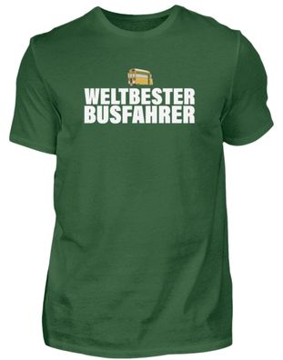 Weltbester Busfahrer - Herren Basic T-Shirt-BWTSJ2BA