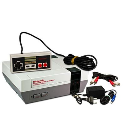 NES Konsole + original Controller + Netzteil + 2 Cinch Kabel - Nintendo Es