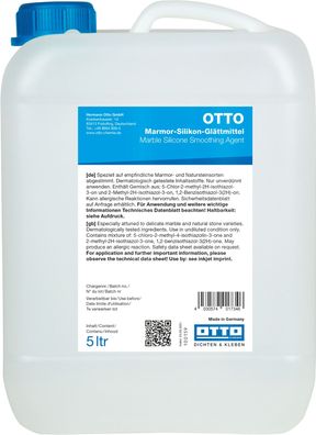 Otto Marmor-Silicon-Glättmittel 5 L Für Naturstein-Silicon Silikon-Fugen S117