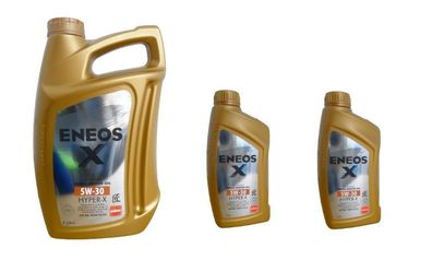 1L + 1L + 4L (6 Liter) ENEOS HYPER x 5W-30 C2/ C3 Motoröl Vollsynthetisch