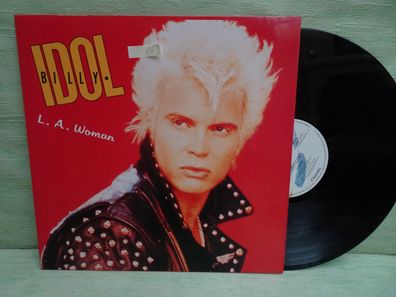 12" LP Billy Idol L A Woman LP Version Chrysalis 1990 3235786