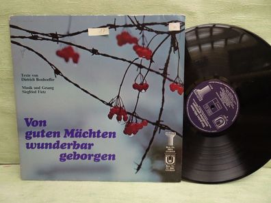 12" LP & Textbeilage Dietrich Bonhöffer Von guten Mächten wunderbar geborgen abakus