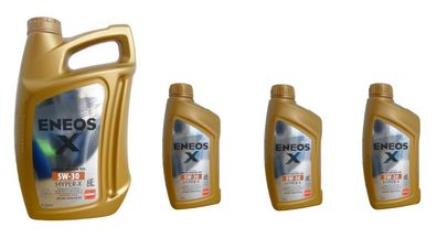 3x 1L + 4L (7 Liter) ENEOS Premium HYPER 5W-30 5W30 Motoröl Vollsynthetisch Öl