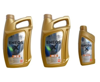 1L + 2 x 4L (9 Liter) ENEOS HYPER x 5W-30 C2/ C3 Motoröl Vollsynthetisch