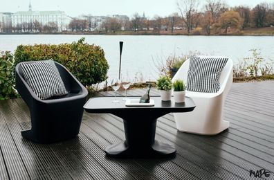 Lounge-Set Loungetisch + 2-4 Lounge-Sessel Outdoor, Gartenmöbel-Set