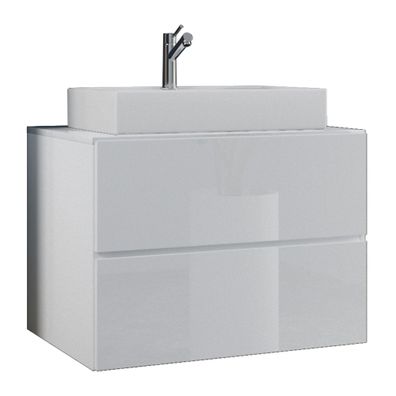 Lendas S Waschbeckenunterschrank 80cm Waschbecken Unterschrank Badzimmer weiß
