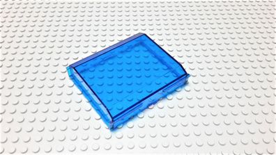 Lego 1 Panel Deckel 2x8x8 transparent Dunkelblau Nummer 30650