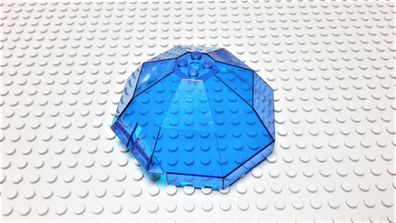 Lego 1 Windschutzscheibe Cockpit Octagonal 10x10x4 transparent Dunkelblau Nummer 2598