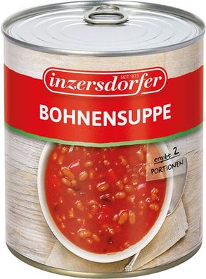 Inzersdorfer Bohnensuppe, 4 Teller