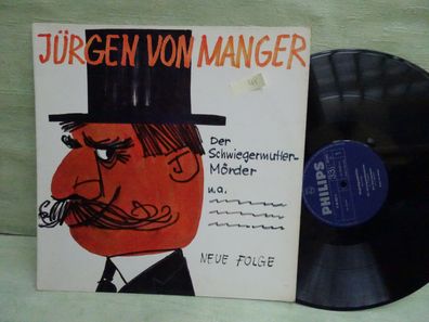 12" LP Jürgen von Manger Der Schwiegermuttermörder Stegreifgeschichten Philips 48027L