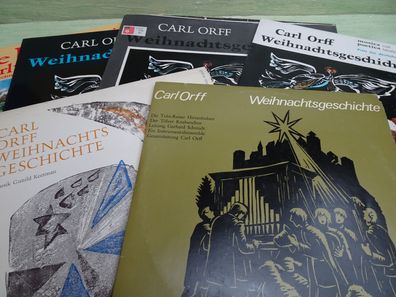 10" 12" LP Carl Orff Weihnachtsgeschichte Die Jahreszeiten -Auswahl-