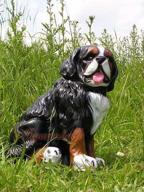 Berner Sennenhund Figur Statue Aufstellfigur Dekoration Hunde Fan Club Dekoration