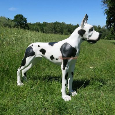 Dogge Englische Deutsche Dänische Figur Statue Skulptur Garten Hunde Fan Deko
