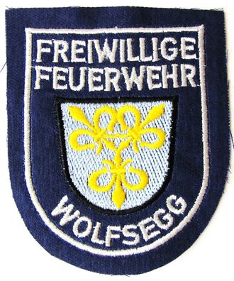 Freiwillige Feuerwehr - Wolfsegg - Ärmelabzeichen - Abzeichen - Aufnäher - Patch #1
