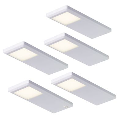 LED Küchen Unterbauleuchte 5x3 W, Küchenleuchte Pinto, neutralweiß