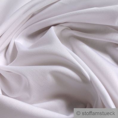Stoff Baumwolle Polyester weiß knitterarm pflegeleicht 95° C waschbar kochfest