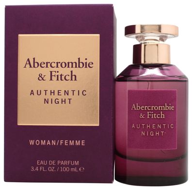 Abercrombie &amp; Fitch Authentic Night Eau de Parfum 100ml Spray