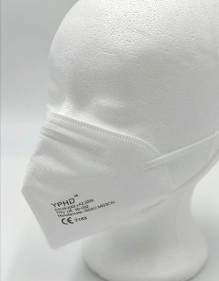 5 Stück Atemschutzmasken Masken FFP2 NR CE2163 Zertifiziert und geprüft