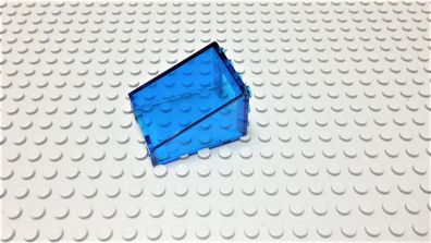 Lego 1 Windschutzscheibe Cockpit 3x4x4 transparent Dunkelblau Nummer 4872