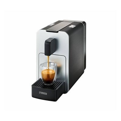 Cremesso Viva Elegante Kaffeemaschine silber Kapselkaffeemaschine Kapselmaschine