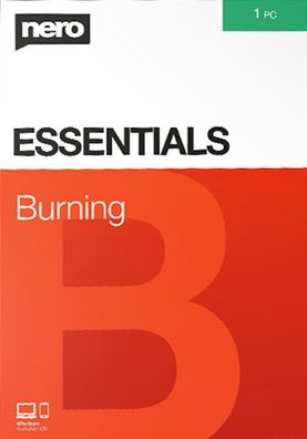 Nero Burn Express Essentials 2022 - Lizenz für 1 PC - Download Version