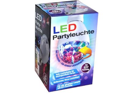 LED-Partyleuchte Deluxe von Easymaxx Beleuchtung E27 Discokugel Glühbirne NEU